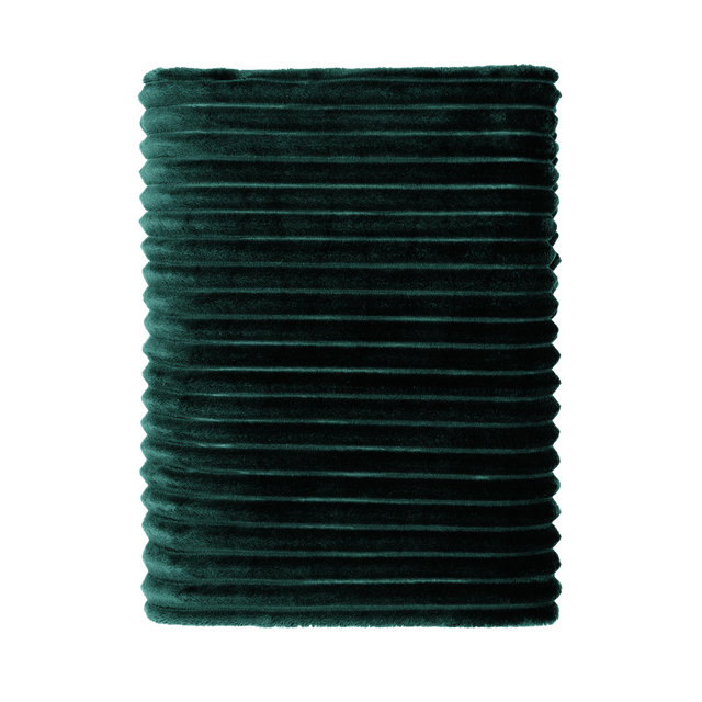 Plaid TULUM coloris vert émeraude