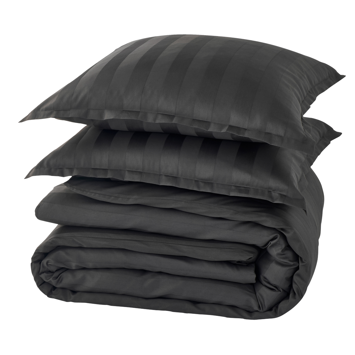 4MURS Parure de lit en satin de coton Bone Anthracite