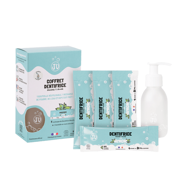 Juliette DIY cosmétique COFFRET DENTIFRICE MENTHE Menthe