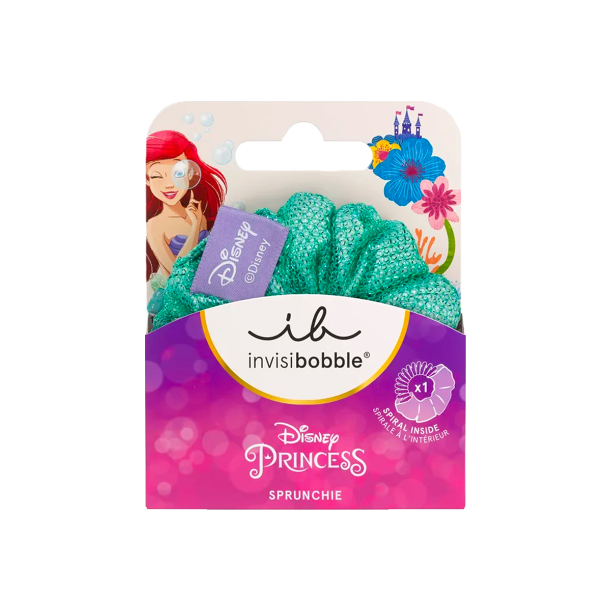 INVISIBOBBLE Élastiques Sprunchie disney ariel Vert