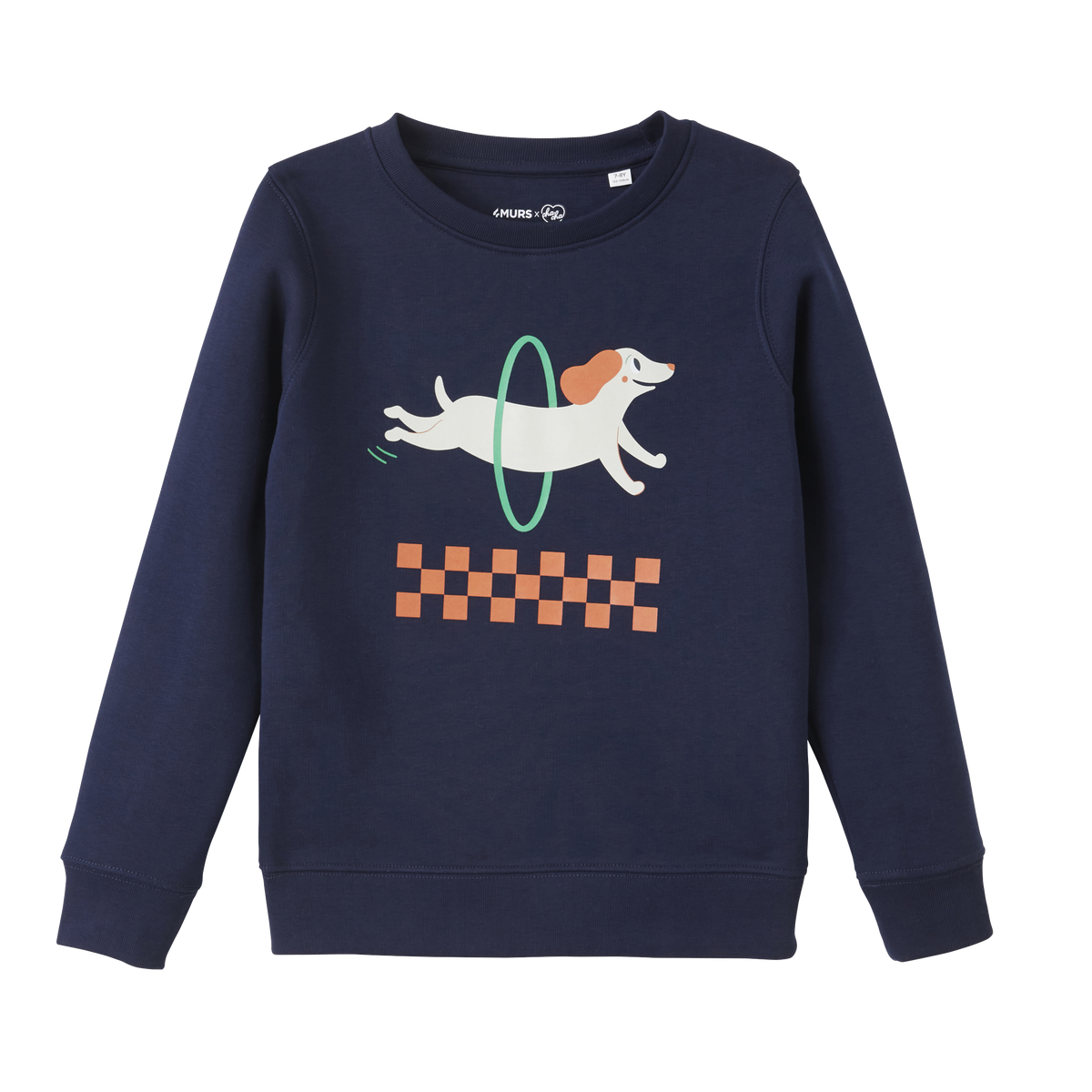 4MURS Sweat-shirt Chachien Bleu marine