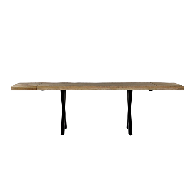 4MURS Table extensible KHAN coloris manguier 100 x 180 cm