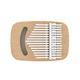 UMBRA Boîte à musique Kalimba Beige, blanc