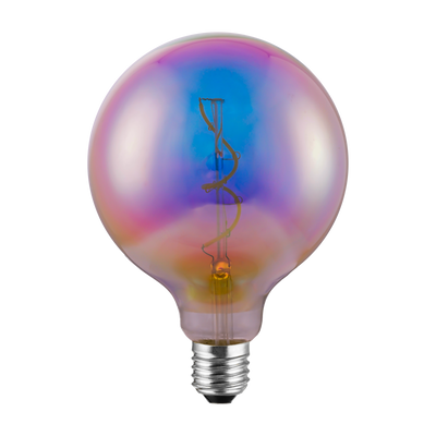 Ampoule Led globe irisé e27 12,5 cm Multicolore