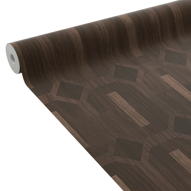 4MURS Papier peint intissé OCTAVE coloris marron