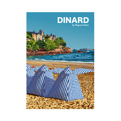 PRINTYMANIA Affiche Dinard Multicolore