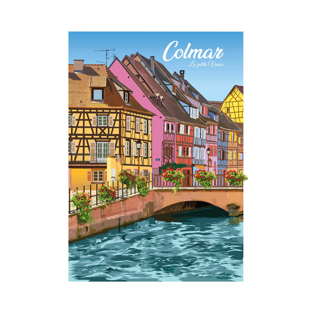 PRINTYMANIA Affiche COLMAR 30 x 40 cm