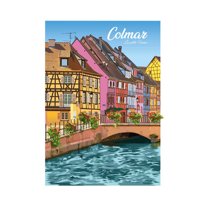 PRINTYMANIA Affiche Colmar Multicolore