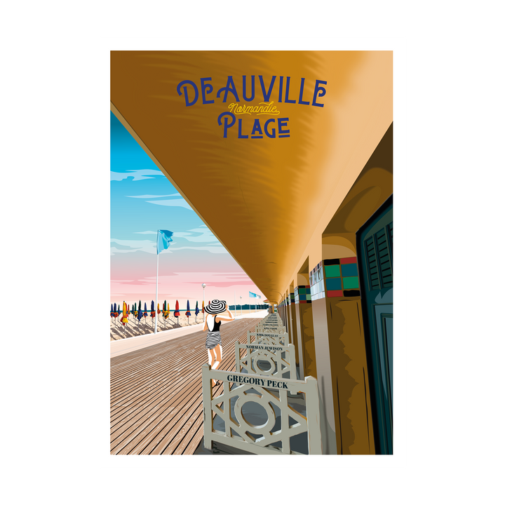 PRINTYMANIA Affiche Deauville Multicolore