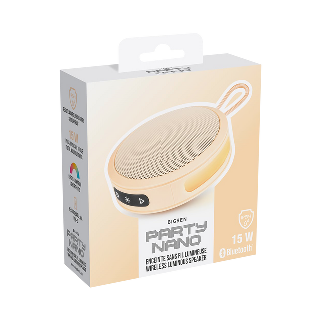 Bigben Enceinte NANO coloris rose