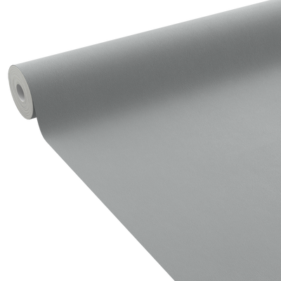 4MURS Papier peint intissé Classic line Gris béton Lisse