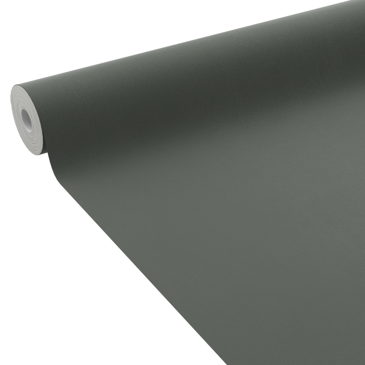 4MURS Papier peint intissé Classic line Vert de gris Lisse