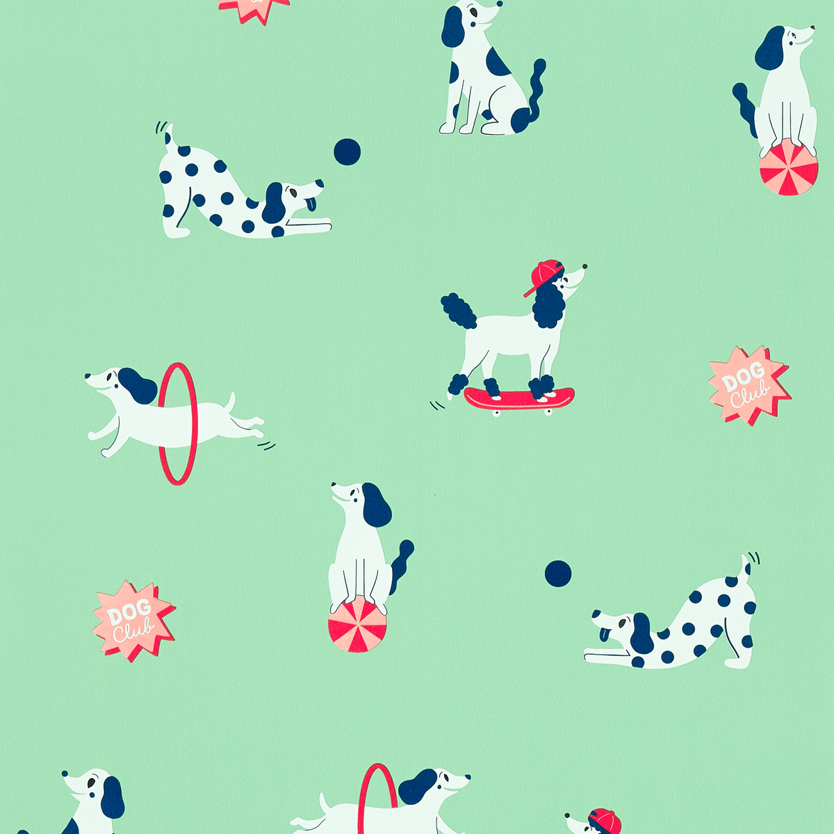 4MURS Papier peint intissé Casper Vert d'eau