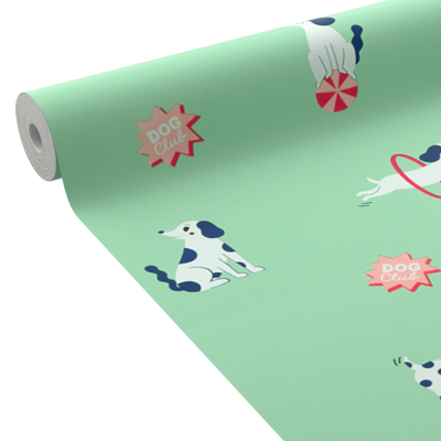 4MURS Papier peint intissé Casper Vert d'eau