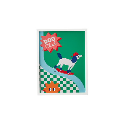 4MURS Image encadrée Dog club Multicolore