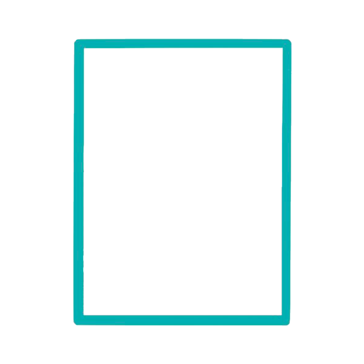 Cadre photo Slimpyx Turquoise