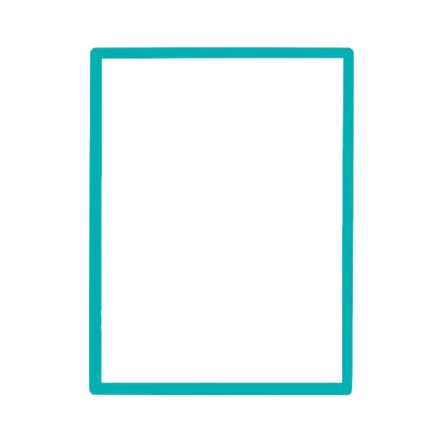 Cadre photo SLIMPYX 30 x 40 cm turquoise