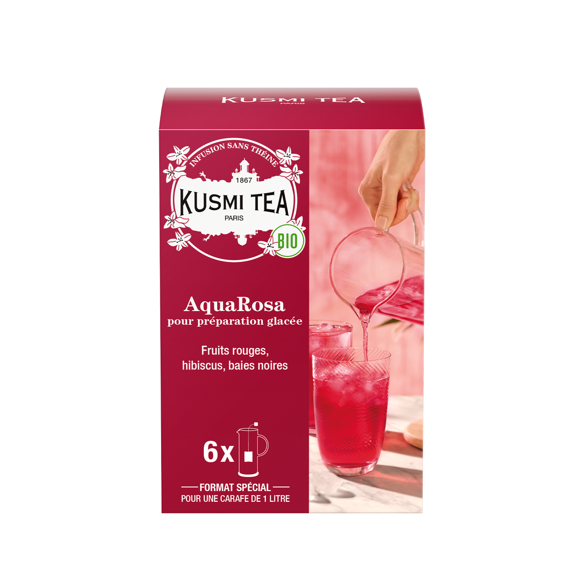 KUSMI TEA Infusion Glacée aquarosa 288G