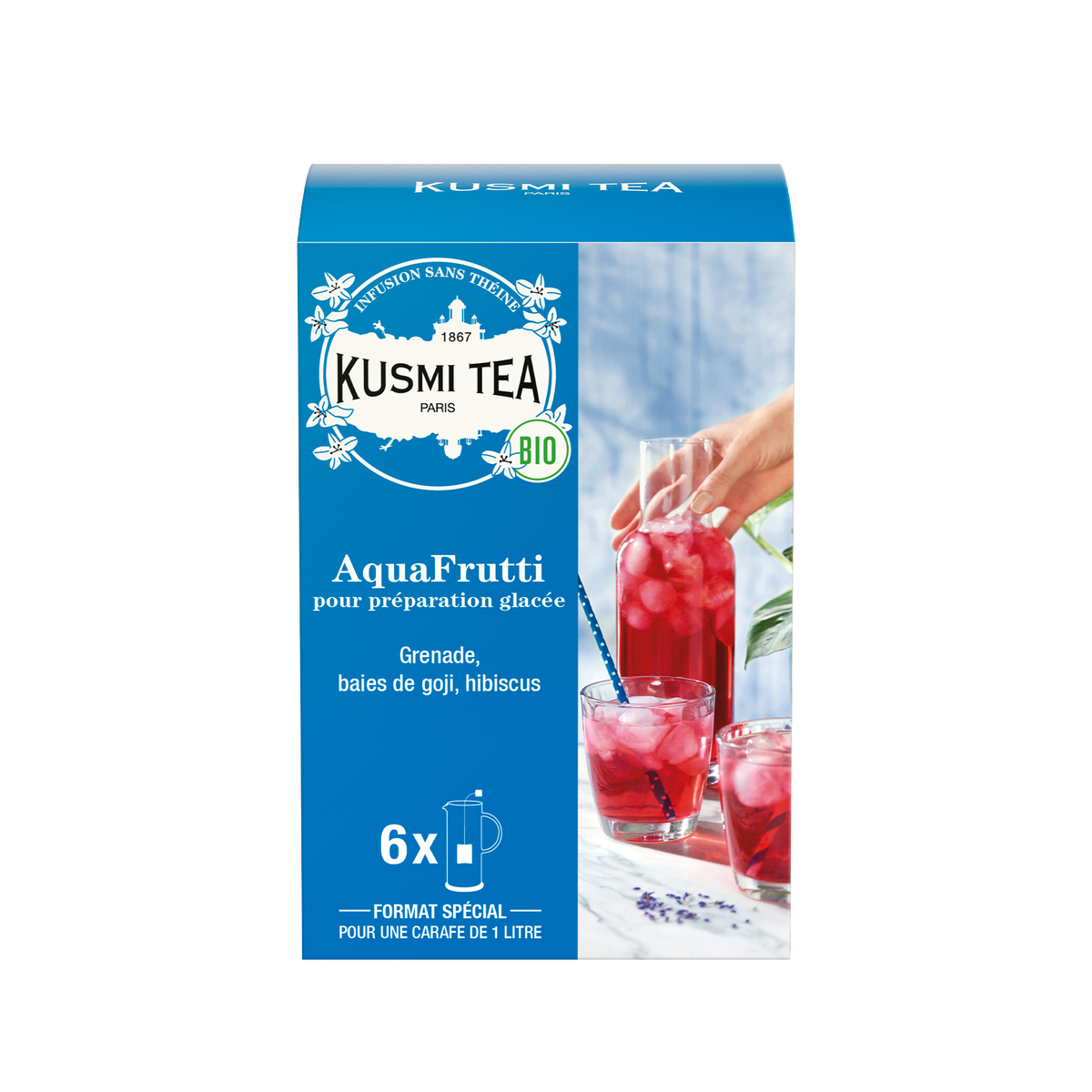 KUSMI TEA Infusion Glacée aquafrutti 288G