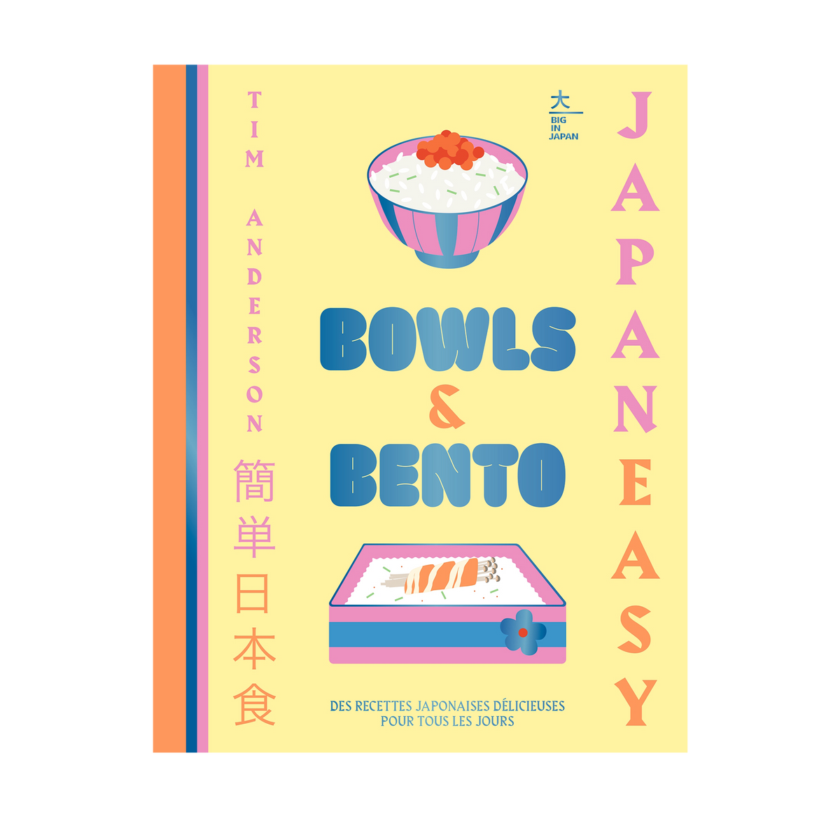 HACHETTE PRATIQUE Livre cuisine Bowls & bento Jaune