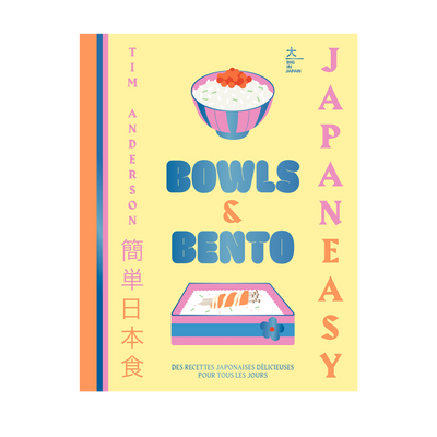 HACHETTE PRATIQUE Livre cuisine Bowls & bento Jaune
