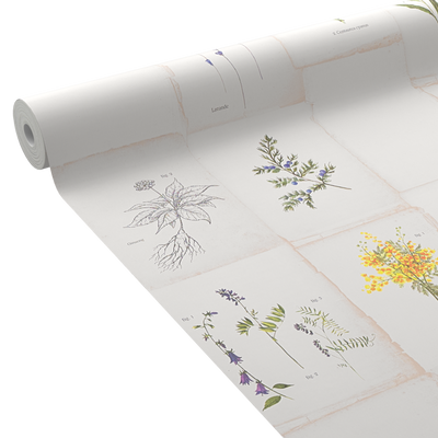 4MURS Papier peint intissé Garancia Multicolore
