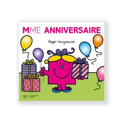 HACHETTE PRATIQUE Livre enfant Madame anniversaire Multicolore