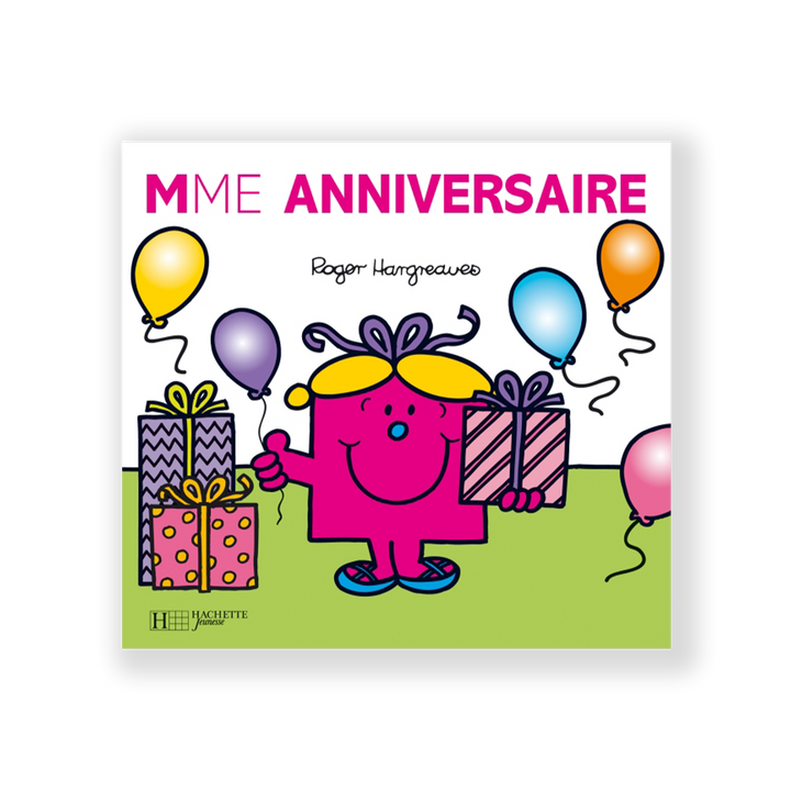 HACHETTE PRATIQUE Livre enfant Madame anniversaire Multicolore