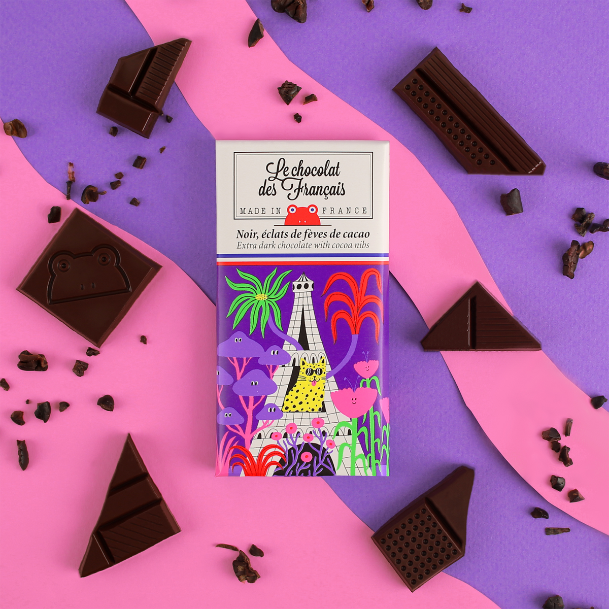 LE CHOCOLAT DES FRANÇAIS Chocolat Tour sauvage 30G