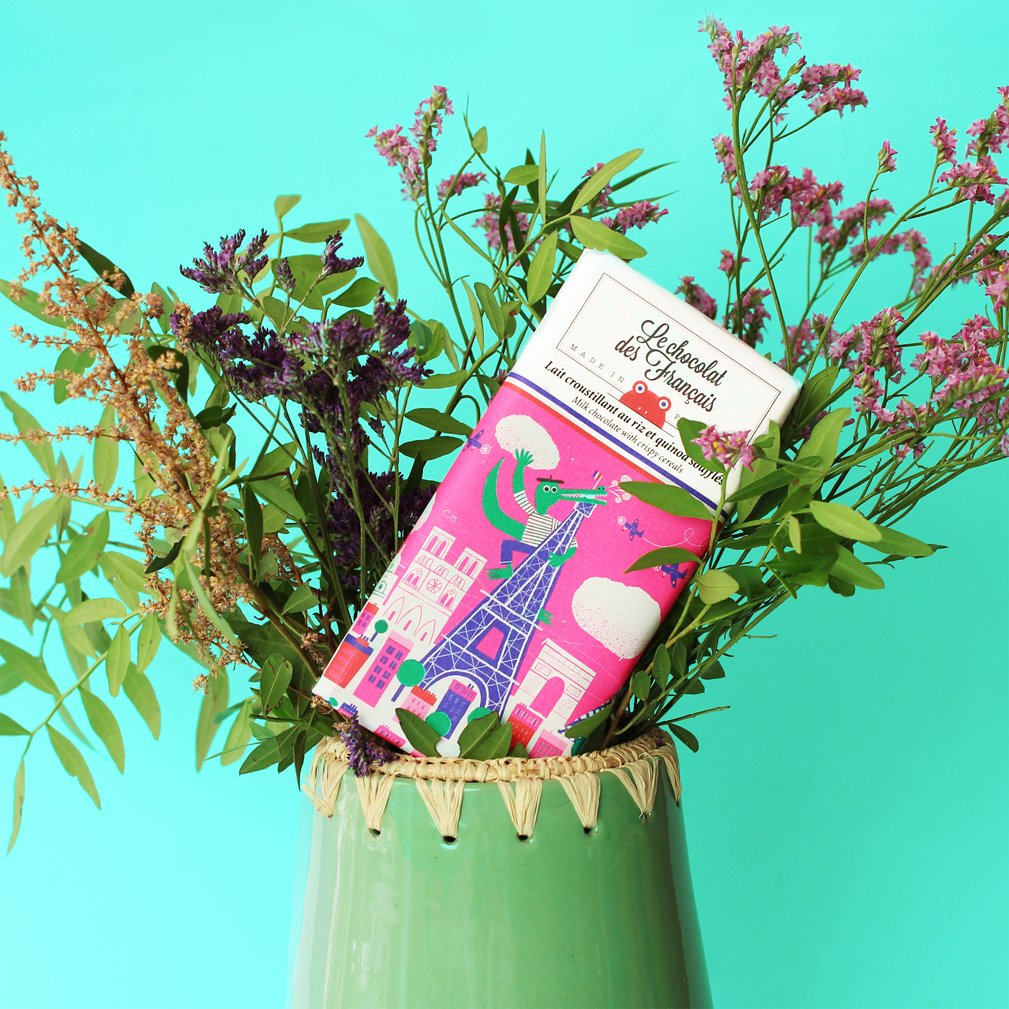 LE CHOCOLAT DES FRANÇAIS Chocolat Croco 80G