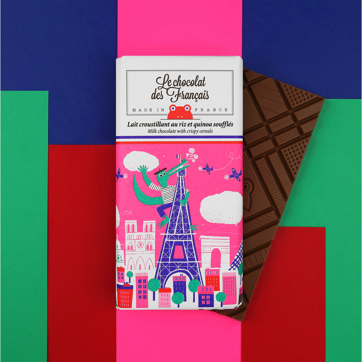 LE CHOCOLAT DES FRANÇAIS Chocolat Croco 80G