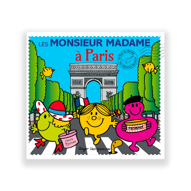 Hachette Pratique Livre enfant LES MONSIEUR MADAME À PARIS
