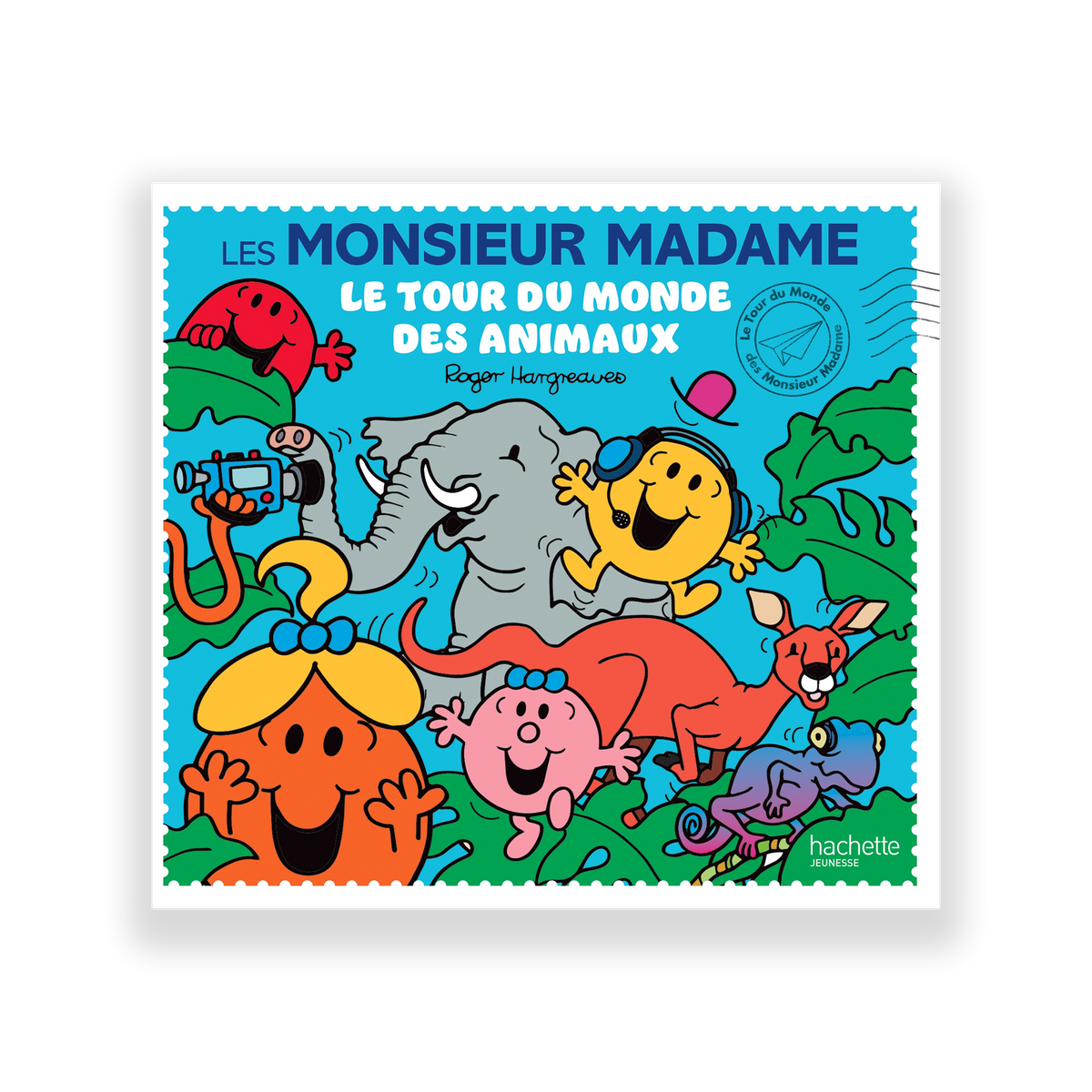 HACHETTE PRATIQUE Livre enfant Les monsieur madame le tour du monde des animaux Multicolore