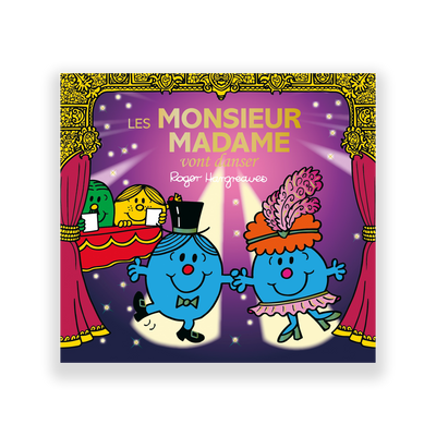 HACHETTE PRATIQUE Livre enfant Les monsieur madame vont danser Violet