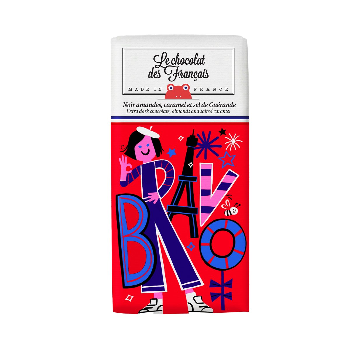 LE CHOCOLAT DES FRANÇAIS Chocolat Bravo 80G