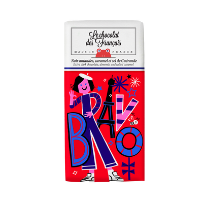 LE CHOCOLAT DES FRANÇAIS Chocolat Bravo 80G