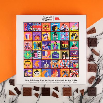 LE CHOCOLAT DES FRANÇAIS Coffret Paris 180G