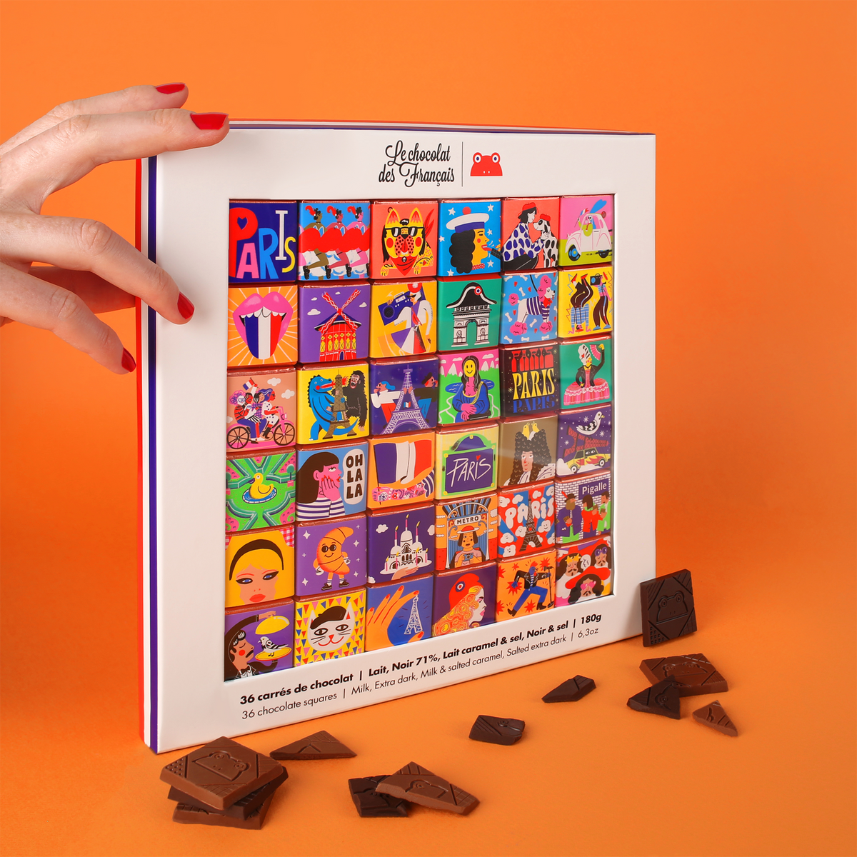 LE CHOCOLAT DES FRANÇAIS Coffret Paris 180G