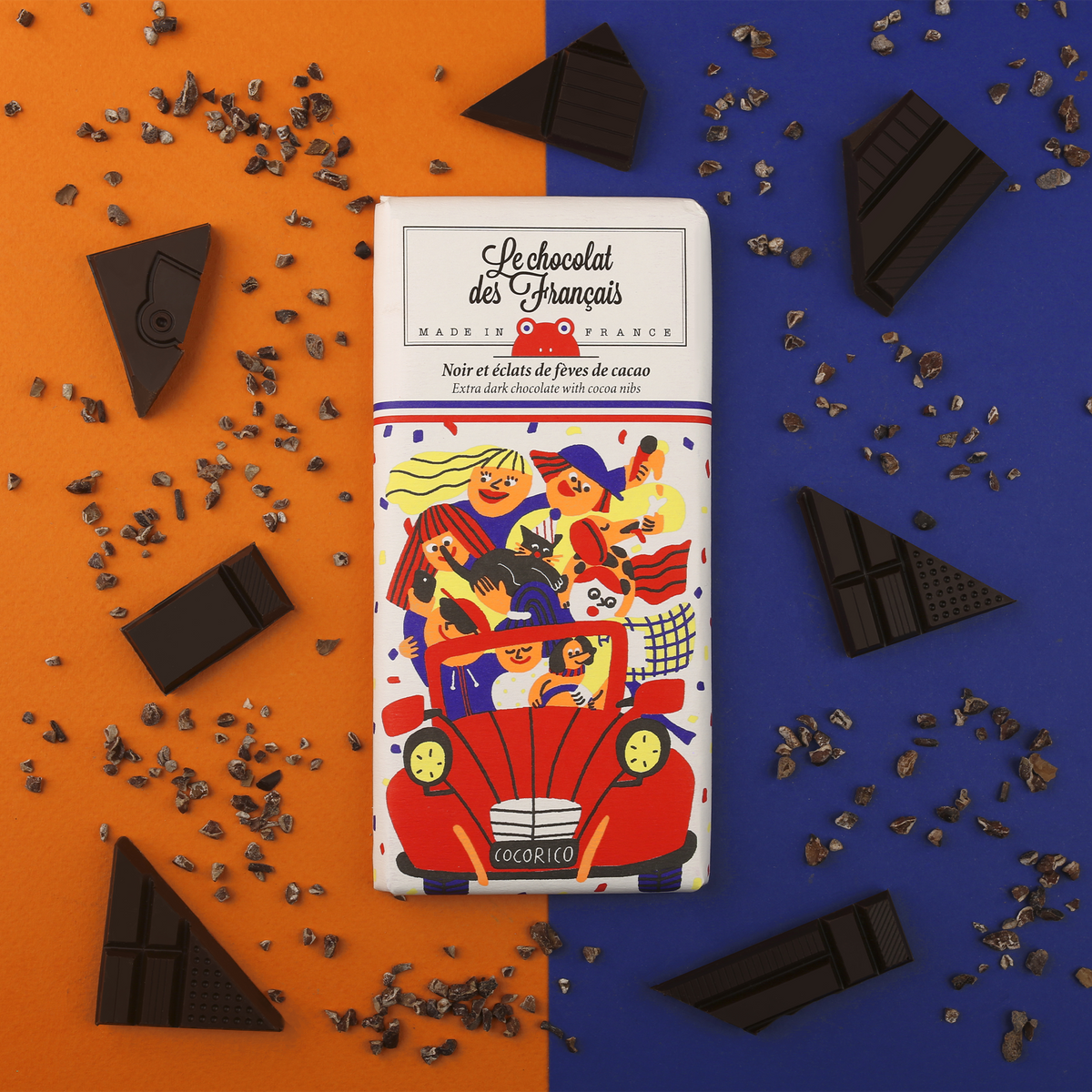 LE CHOCOLAT DES FRANÇAIS Chocolat 2cv 80G