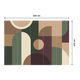 4MURS Papier peint panoramique XL Evolio Vert anglais et sable beige Mat