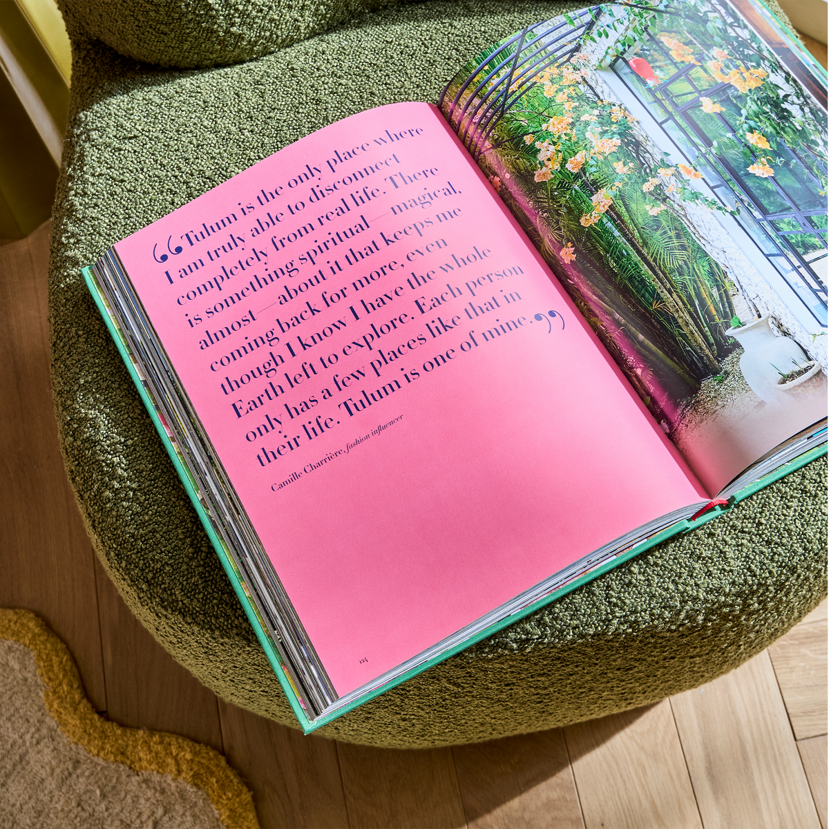 ASSOULINE Livre voyage et nature Tulum gypset Vert