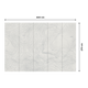 4MURS Papier peint panoramique XL Everest Gris bleuté et blanc perlé Mat