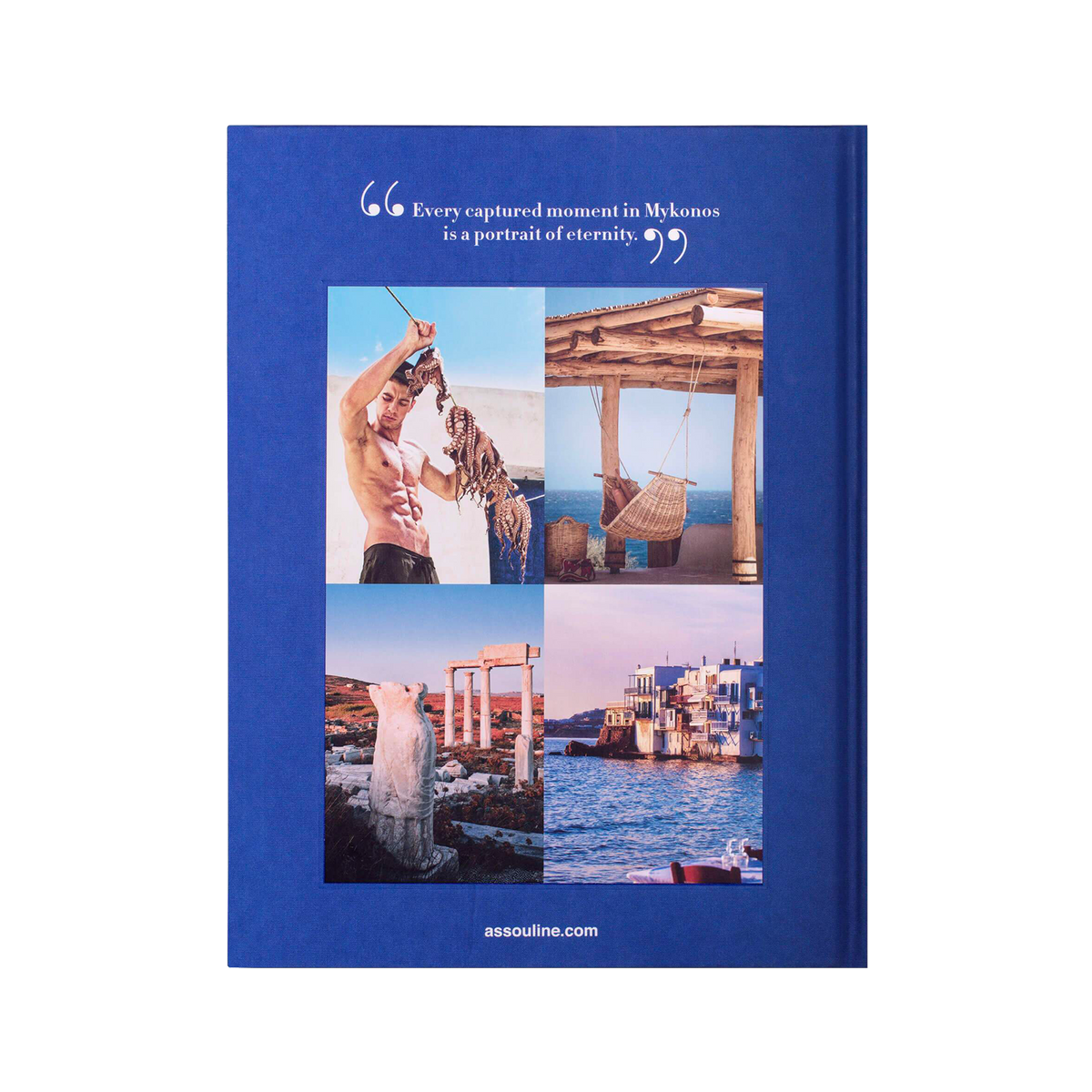 ASSOULINE Livre voyage et nature Mykonos muse Bleu
