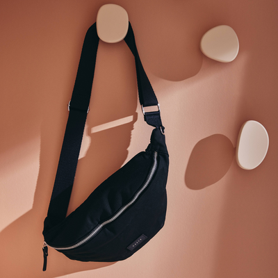 CASYX Sac banane Profond Noir 1,5L