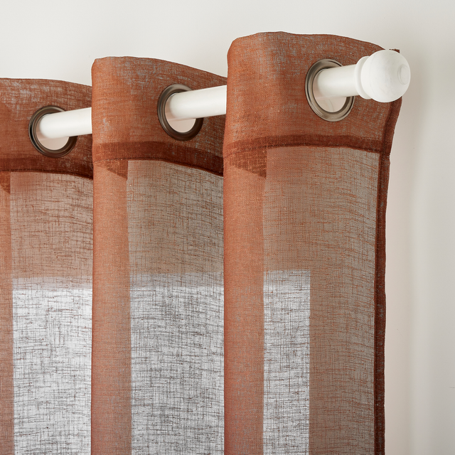 4MURS Voilage SBARI coloris cognac 140 x 240 cm