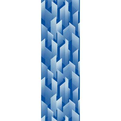 4MURS Papier peint intissé Bruce Bleu électrique