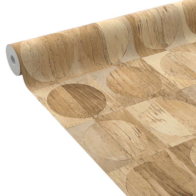 4MURS Papier peint intissé ALBAY coloris brun doré