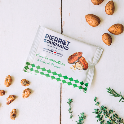 PIERROT GOURMAND Confiserie Les pépites - amandes caramélisées 45G