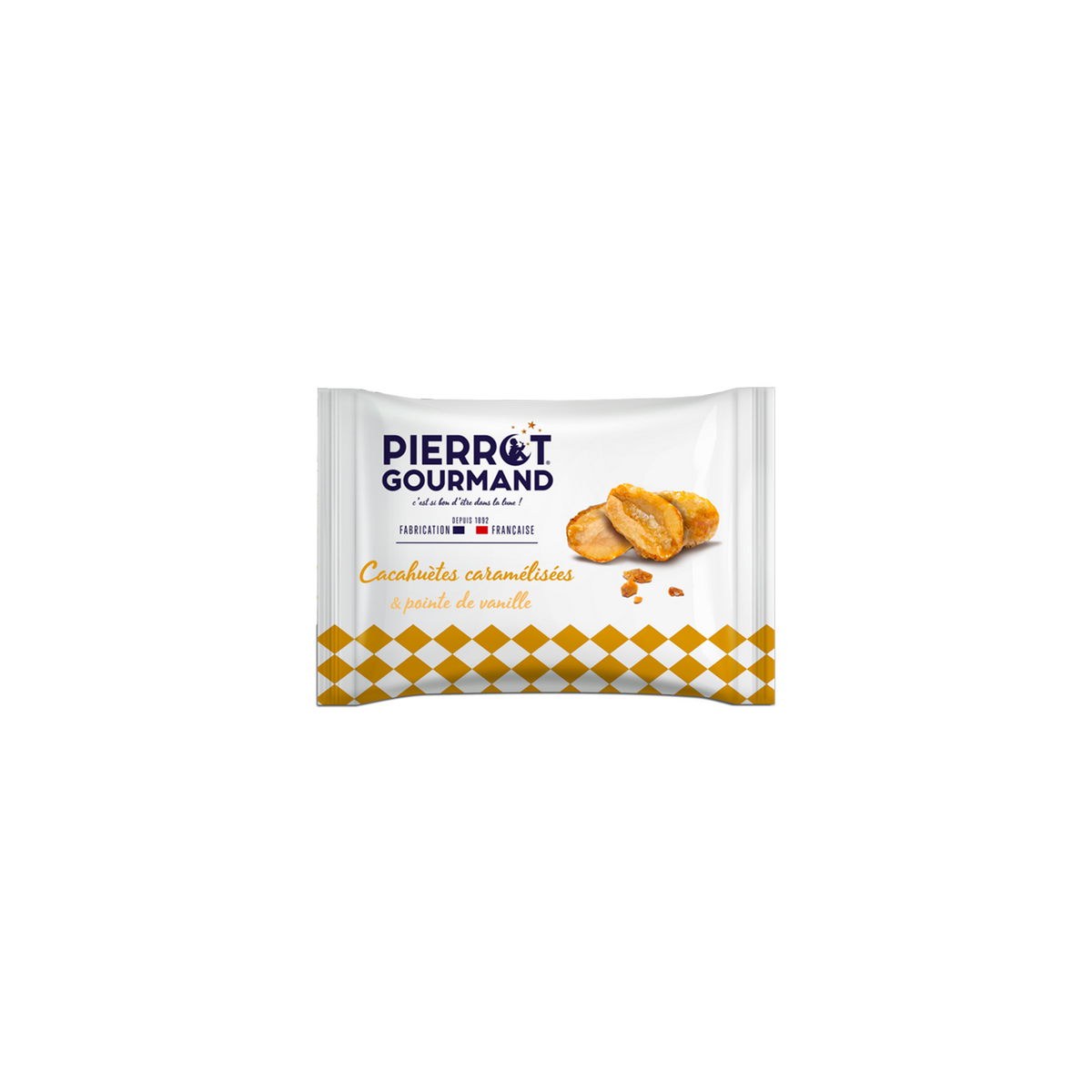 PIERROT GOURMAND Confiserie Les pépites - cacahuètes caramélisées 45G