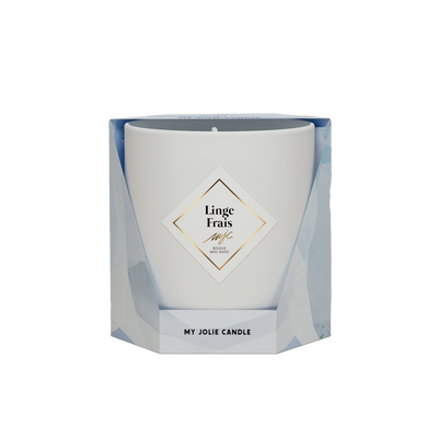 MY JOLIE CANDLE Bougie bijou Les essentielles Blanc Linge frais 200G